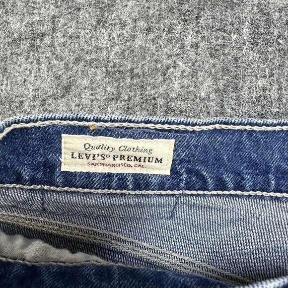 Levi’s Big E Wedgie Straight Womens Jeans 31x26 Crop Premium - Picture 4 of 15